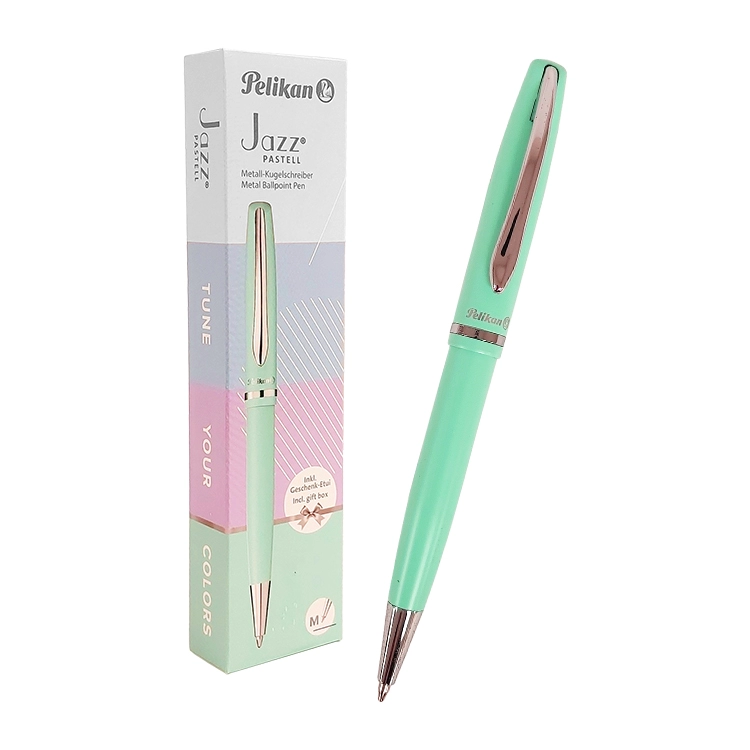 Boligrafo Lapicera Pelikan Jazz Pastel Menta en Caja Art.L827003